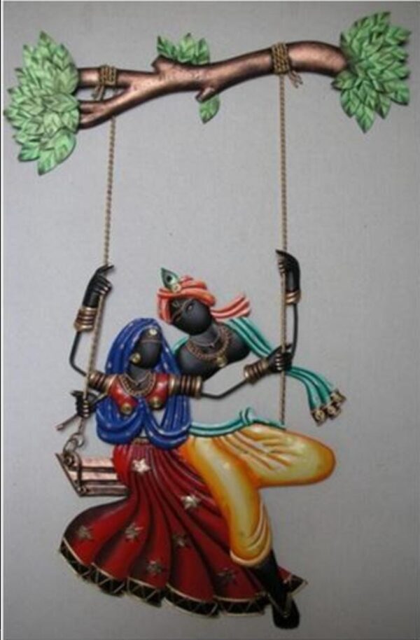 Radha Krishna on swing