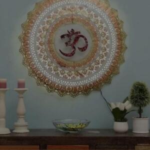 decorative om plate, online OM plate with lights