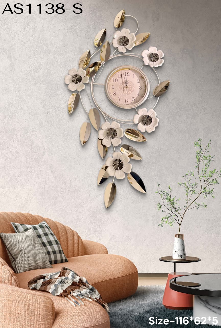Metal wall clocks